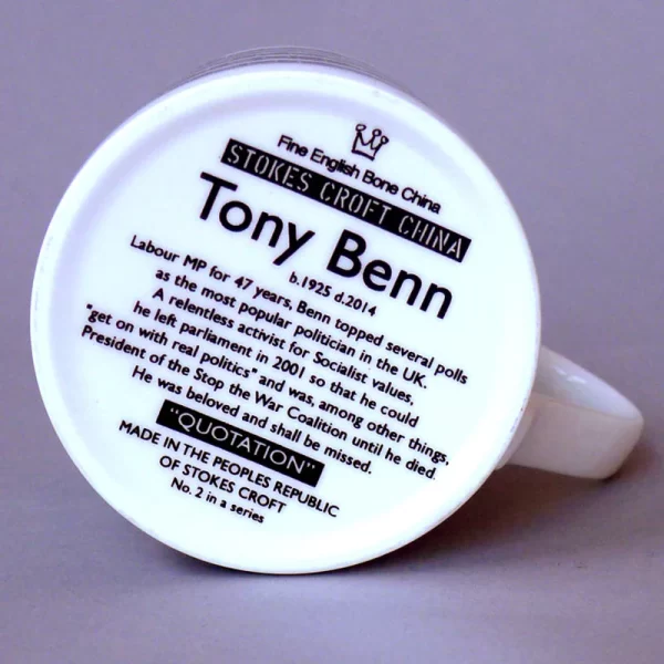 Tony Benn Mug: Brown - Image 4